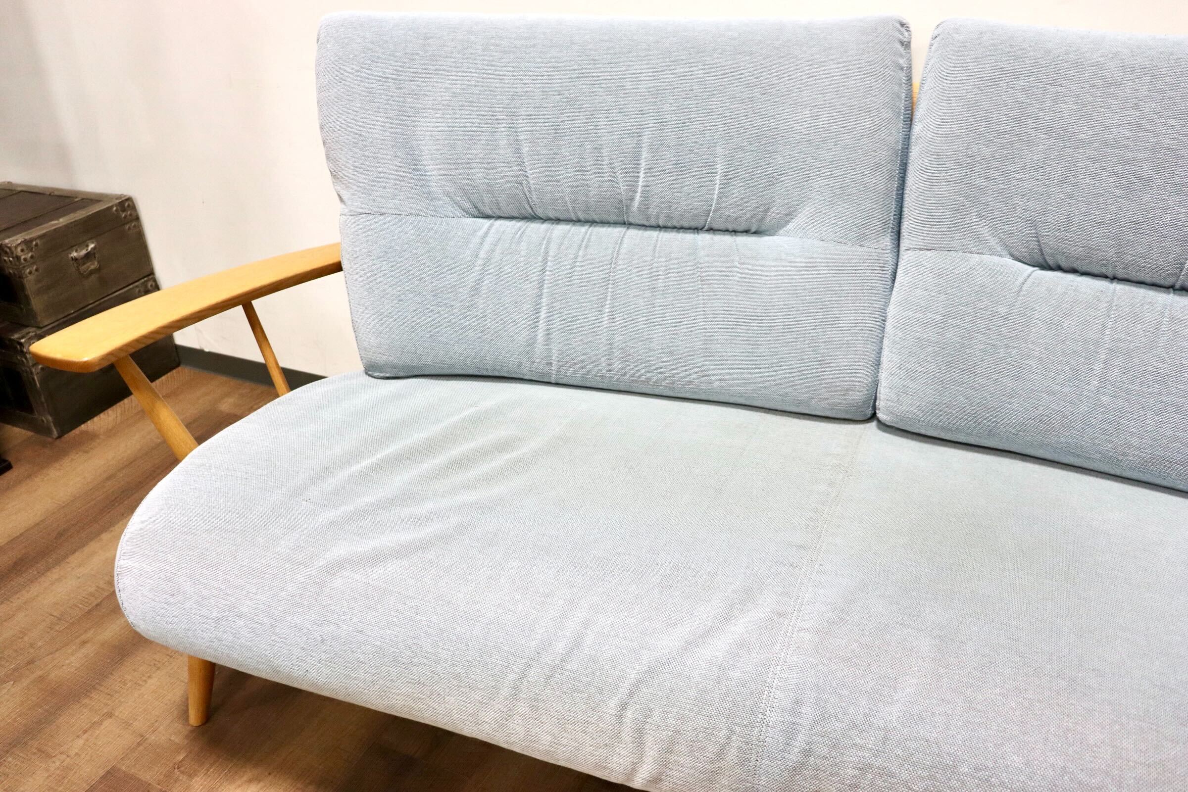 GMHK204○柏木工 / KASHIWA MORI 杜 2.5人掛けソファ ラブソファ