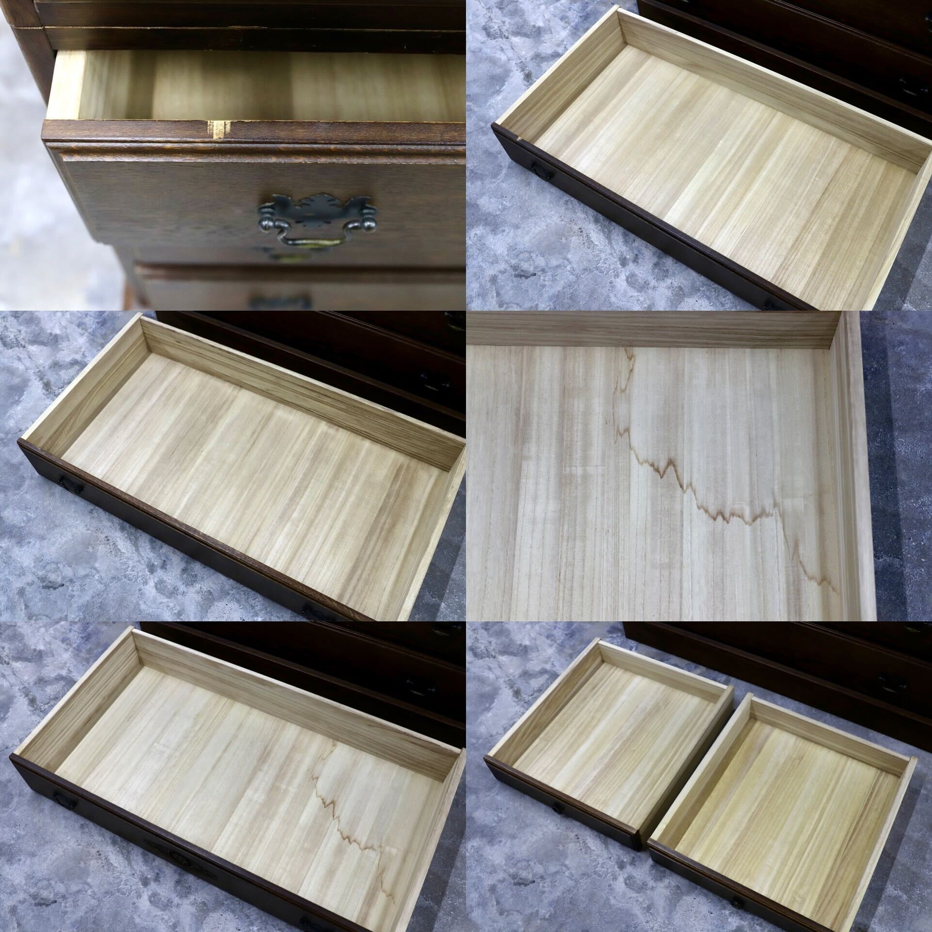 GMHF71○えぞ民芸家具 蝦夷民芸家具 EZO ハイチェスト 整理箪笥 収納