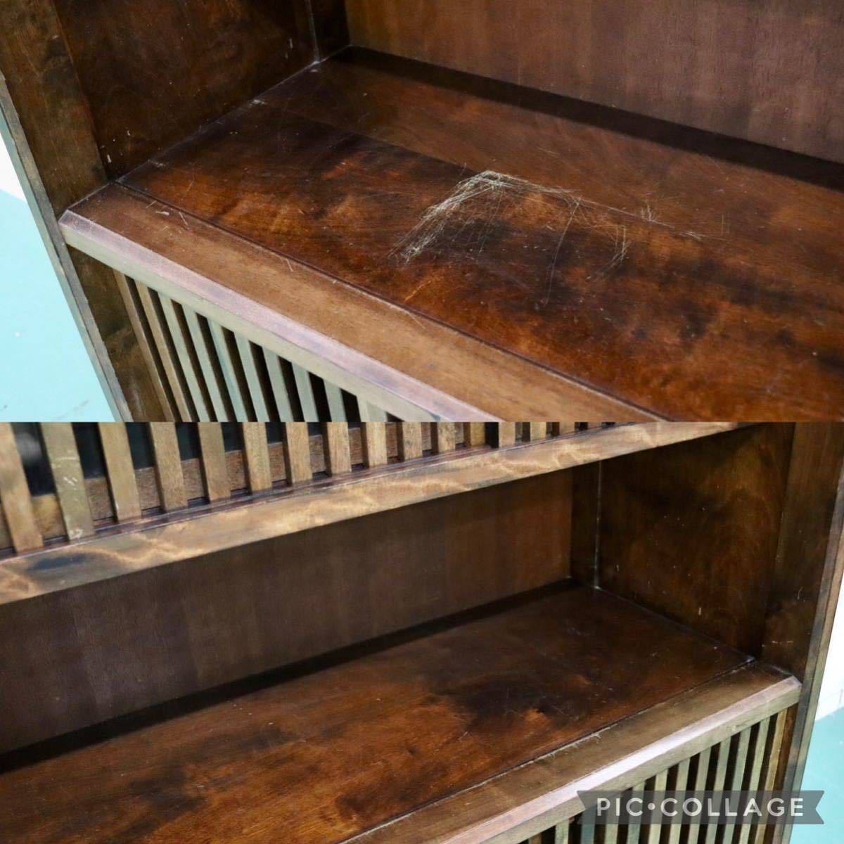 GMFT338○九州民芸家具 サイドボード 飾り棚 リビングボード 食器棚