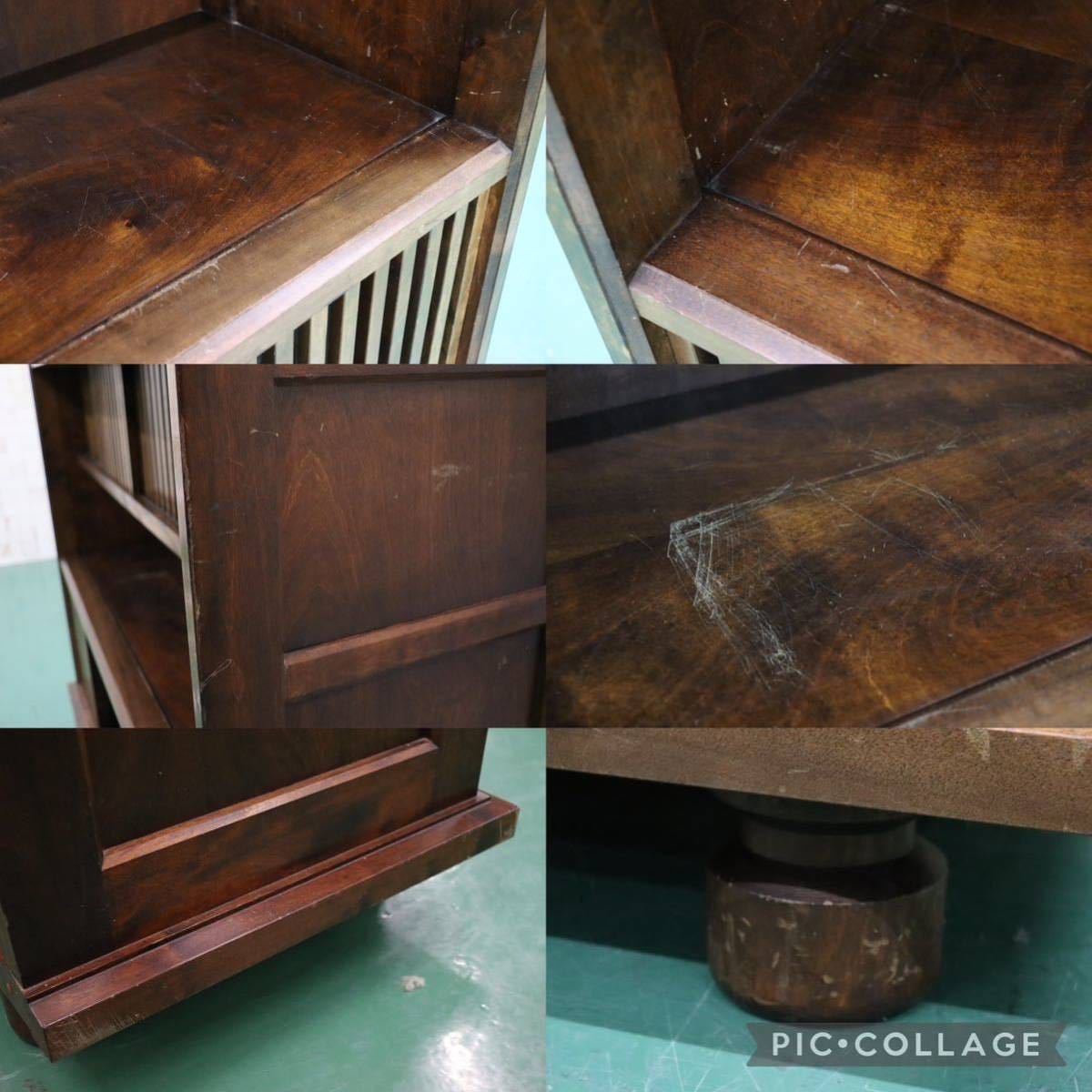 GMFT338○九州民芸家具 サイドボード 飾り棚 リビングボード 食器棚