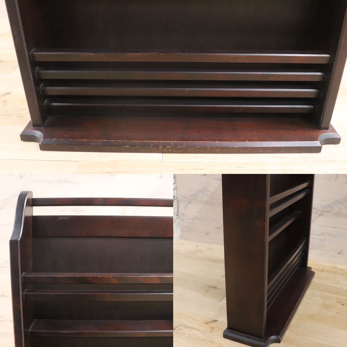 GMFK535○北海道民芸家具 スリッパラック スリッパ立て 樺無垢材 玄関