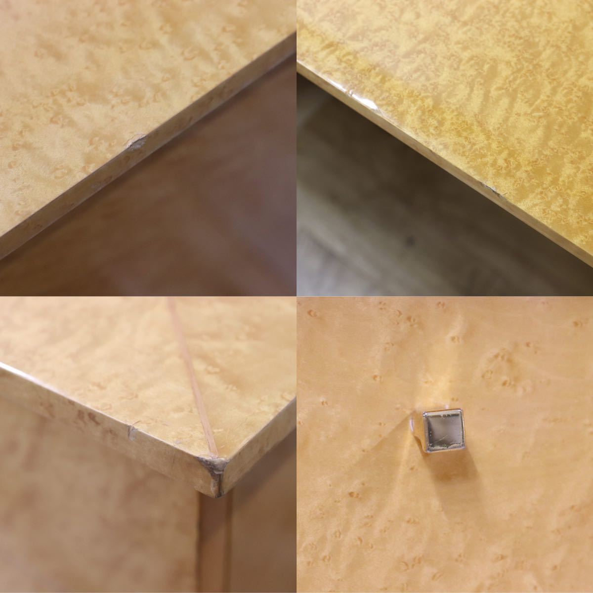 GMEK529○IDC大塚家具 スプレンダー バーズアイメープル 両袖机 書斎机