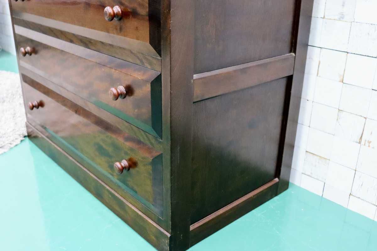 GMFT28○松本民芸家具 D型 6段チェスト 整理箪笥 整理タンス 収納棚