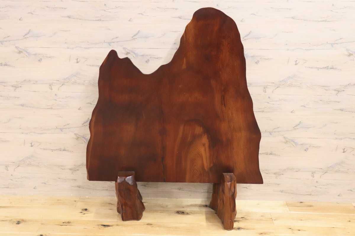 GMFH255○欅 衝立 パーテーション 飾り板 古民家 和家具 和モダン 座敷