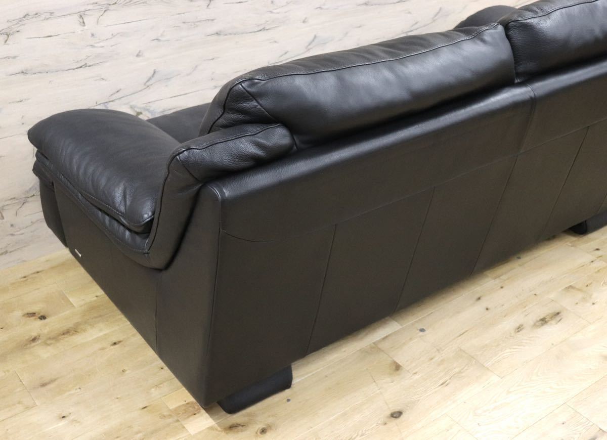 GMFN233○Natuzzi / ナツッジ EDITIONS レザーエディションズ 3人掛け