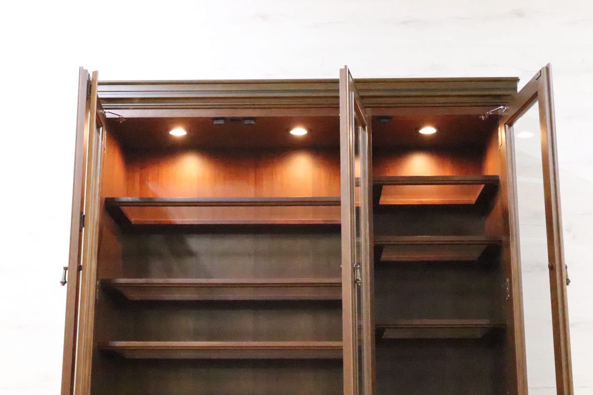 GMEK86○maruni / マルニ木工 最高級 飾り棚 キャビネットカップボード