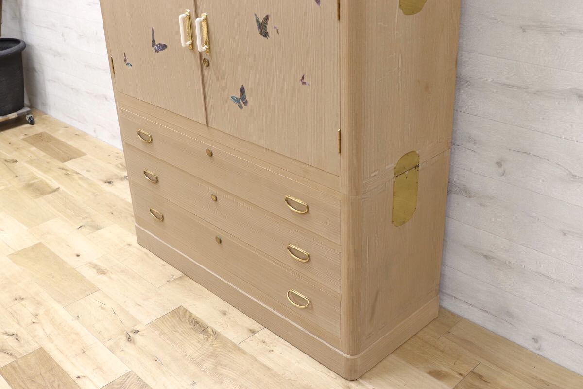 GMEK506○松創 桐箪笥 伝統工芸品 衣装タンス 整理箪笥 和箪笥 IDC