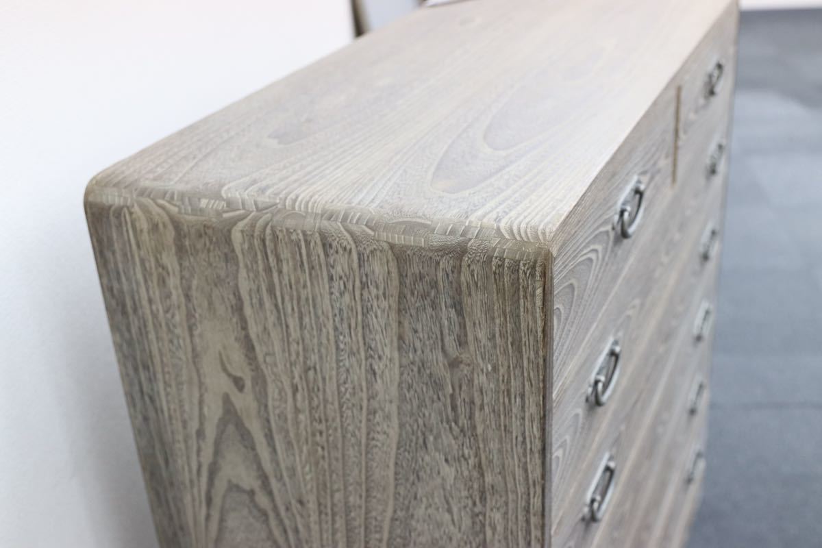 GMET333B○紀州箪笥 伝統工芸士 角谷楠雄 チェスト 整理箪笥 桐箪笥 最高級