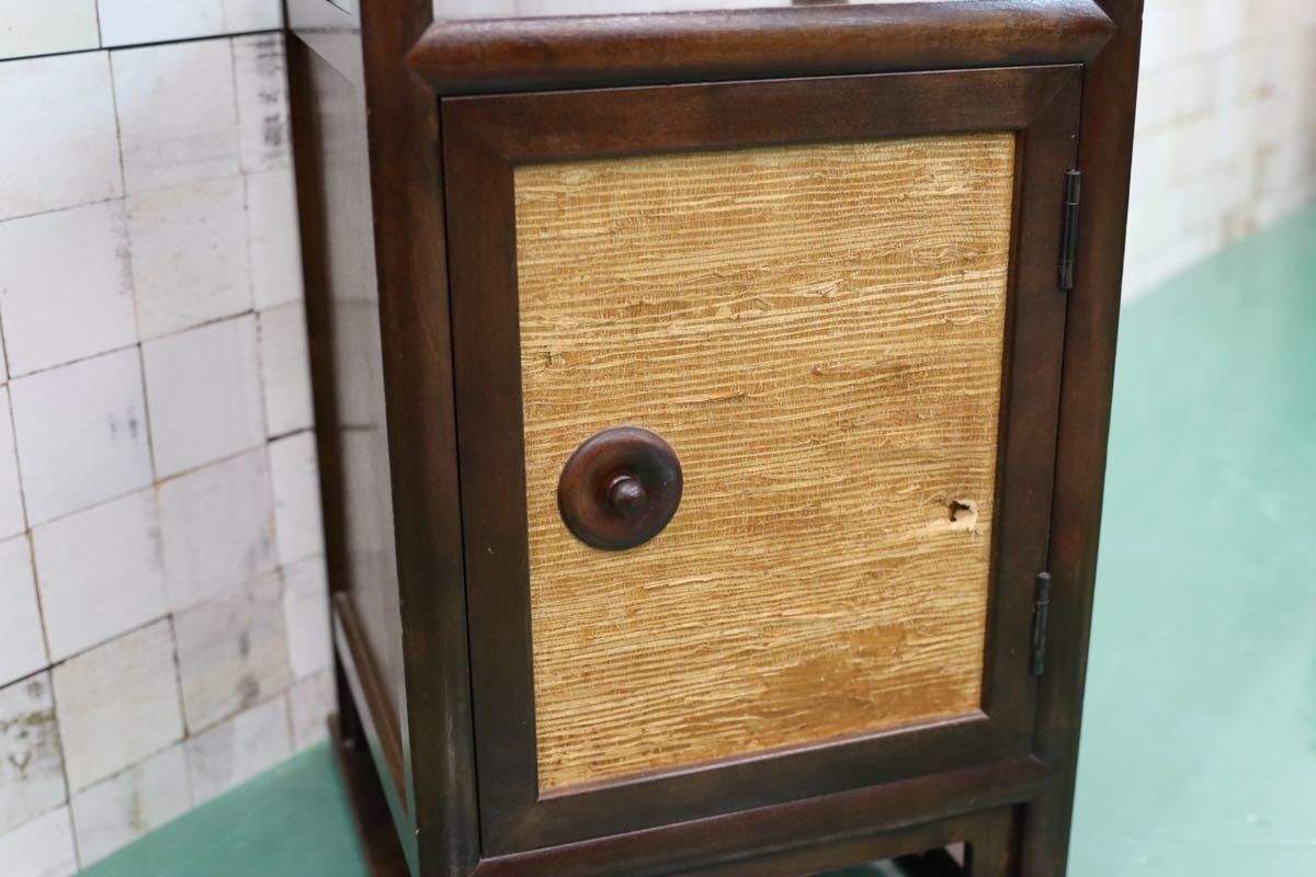 GMFN62○松本民芸家具 A型電話台 ミズメザクラ 民芸家具 飾り台 花台 クズ