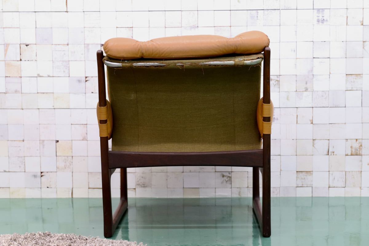 GMFT19B○北欧ヴィンテージ ラウンジチェア 1人掛けソファ シングル