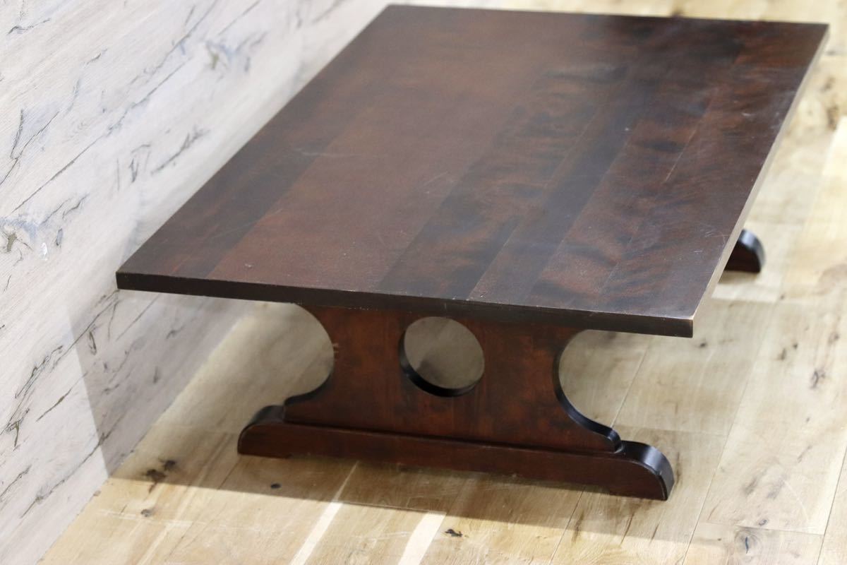 松本民芸家具 座卓 ローテーブル 指物 うるし 昭和レトロ f921 松本