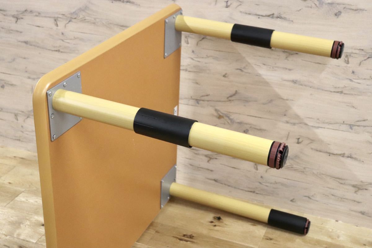 GMFH228○パブリック T25MN 昇降アジャスター付き 抗菌テーブル 塩ビ