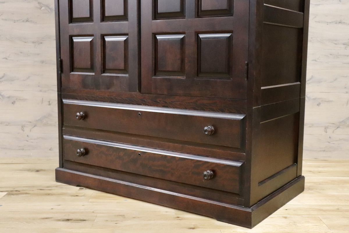 GMFK632○北海道民芸家具 クラレインテリア ワードローブ クローゼット