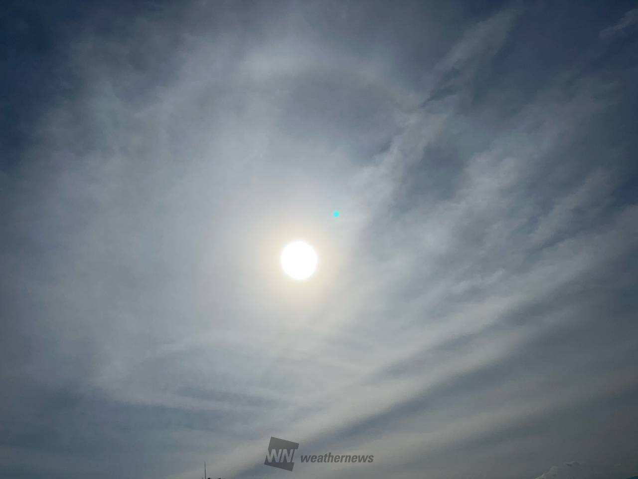 大阪など近畿で虹色現象 注目の空の写真 ウェザーニュース