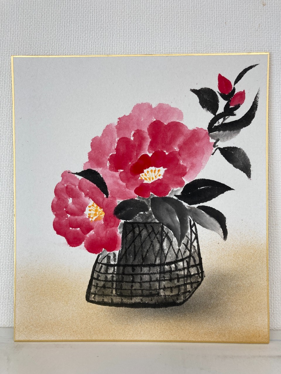 山茶花（サザンカ）と椿の違いは？（12月2回目手本） – 大阪の