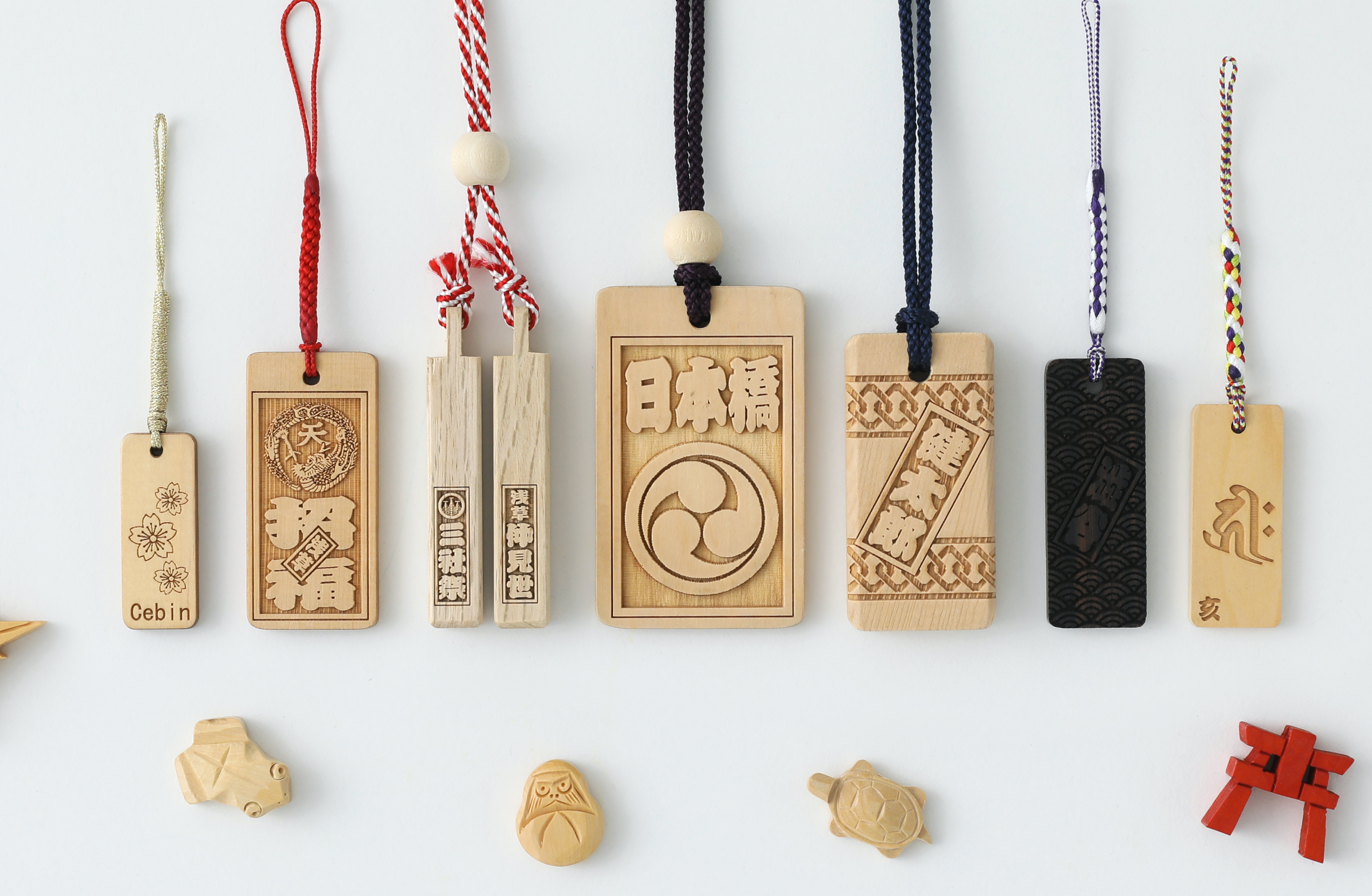 木札 喧嘩札 祭り札 迷子札 ペットなどオリジナル木札作成致します