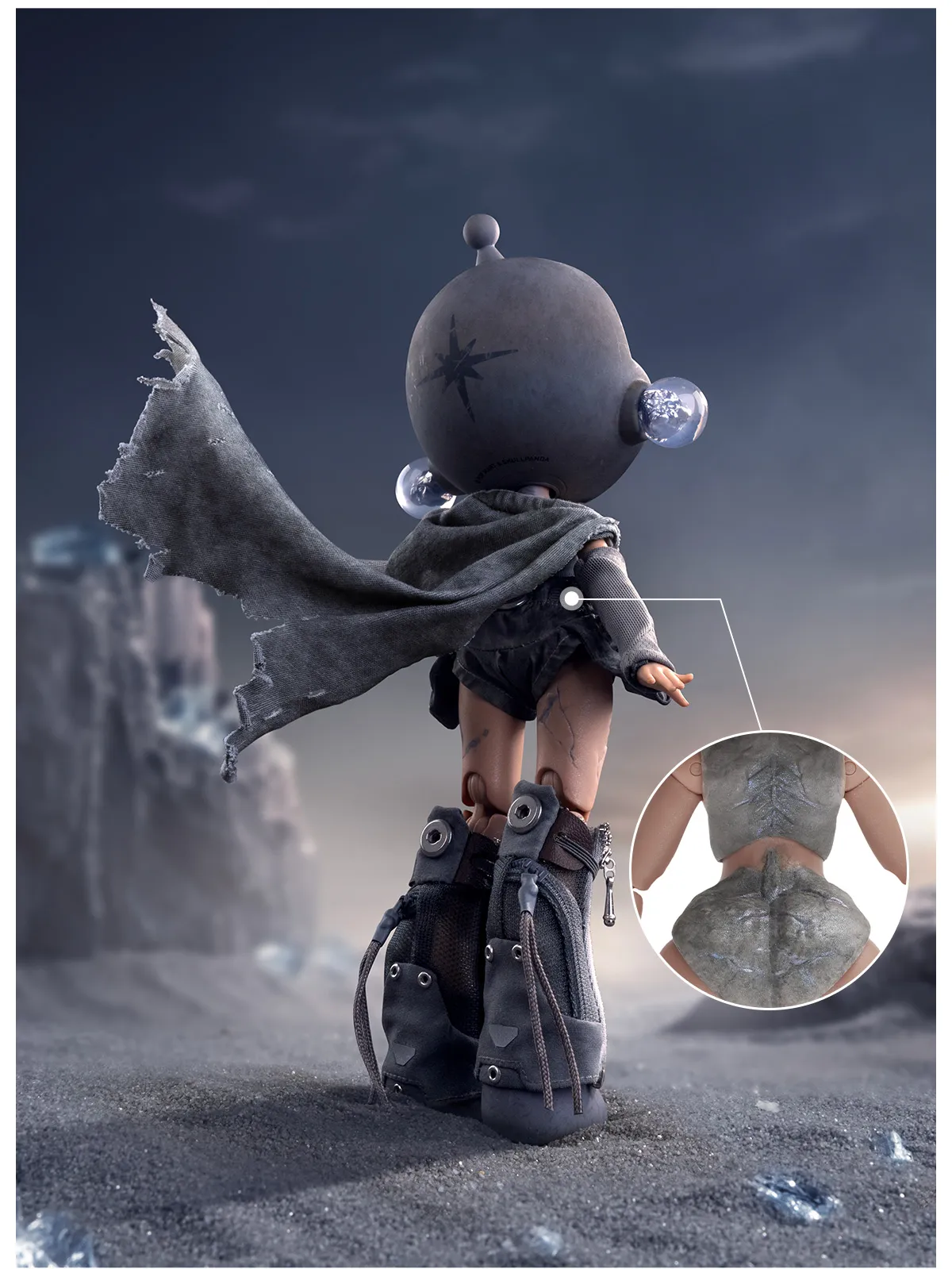 x Popmart Skullpanda / LUMA _ 1/6 Poseable Action Figure – HAMCUS