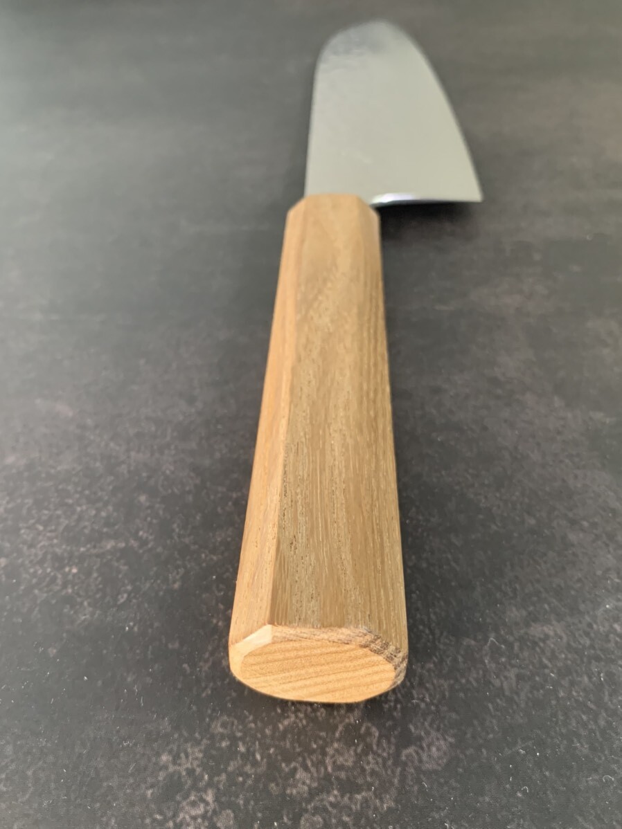 越前打刃物 瑞風 ダマスカス33層仕上げ V10鋼 槌目打ち 三徳