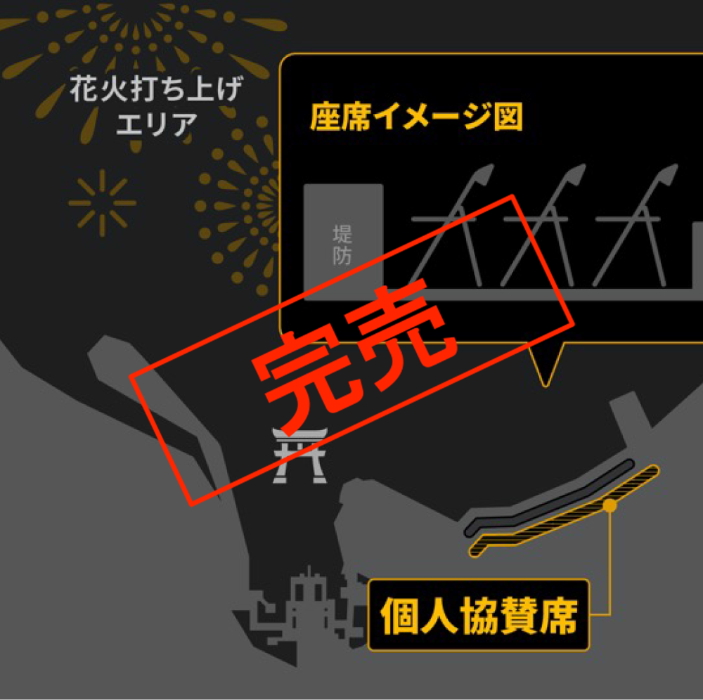 個人協賛席チケット購入について | 厳島水中花火大会