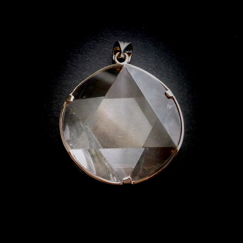 水晶《六芒星/ヘキサゴン》ペンダントトップ(silver925)【ポスト投函