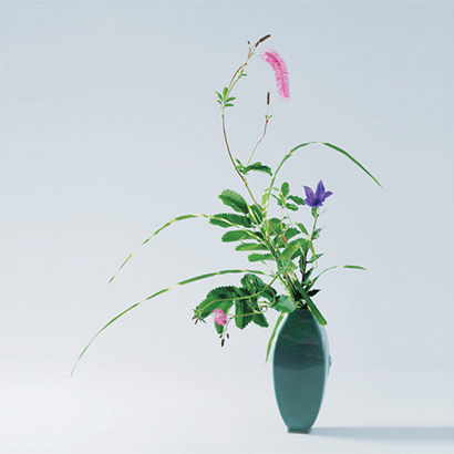 花もあ / 皹寧窯礎瓶