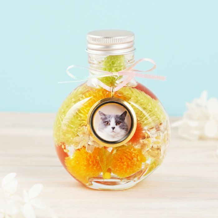 ペットちゃんのふわふわメモリーハーバリウム』 お供え | 横浜花まりか