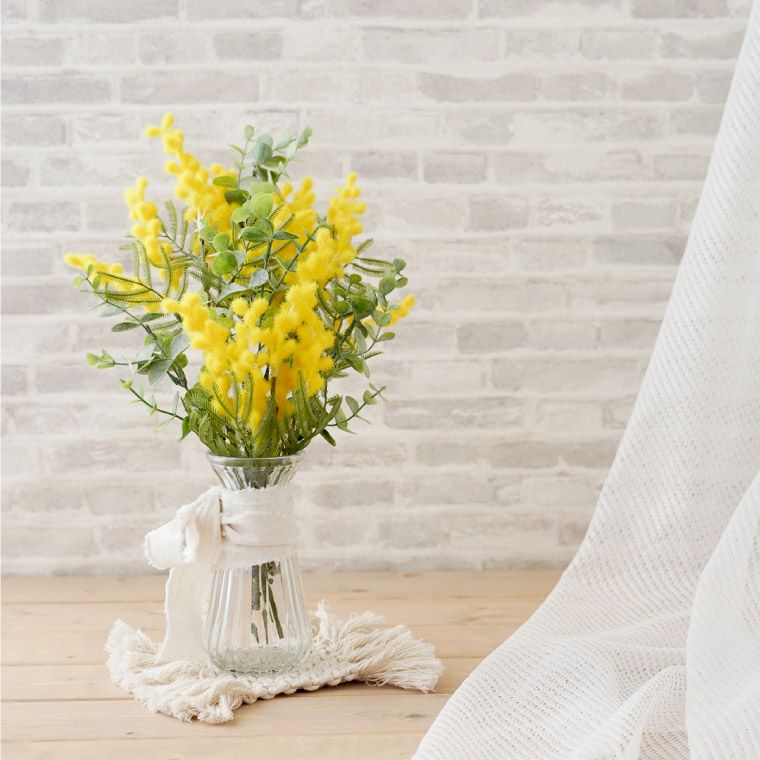 ミモザ アートスワッグ・40cm』 アーティフィシャルフラワー｜横浜花