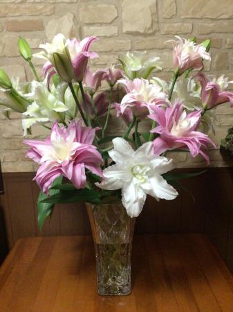 直前!!】八重オリエンタルユリ ダイアンサ(ピンク)90cm 5-6輪 FF