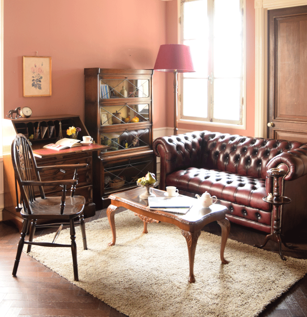 憧れのアンティーク家具、英国輸入のスタッキングブックケース（本棚