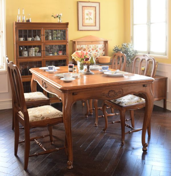 フランスのアンティークチェスト、猫脚のおしゃれなドロワー(j-2903-f