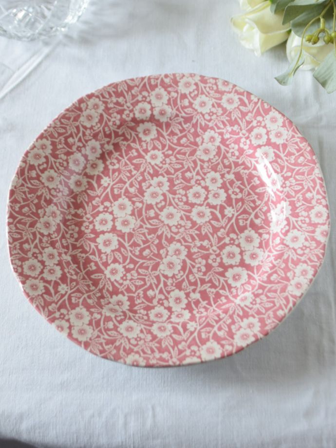 限定販売！英国バーレイ社のおしゃれな食器、 限定キャリコ柄の