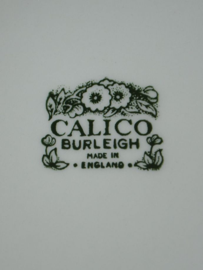 限定販売！英国バーレイ社のおしゃれな食器、 限定キャリコ柄の