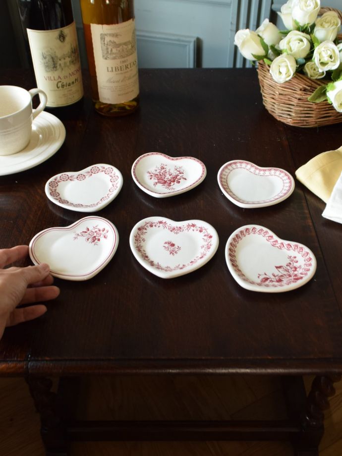 フランスのおしゃれな食器、コントワール・ドゥ・ファミーユのハート