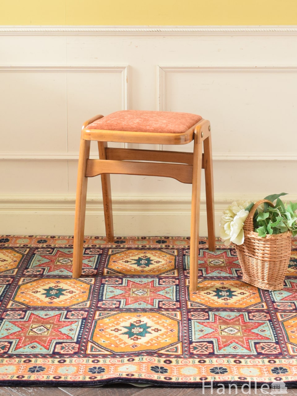 1920年代のアンティーク スツール(j-480-c-1)｜アンティークチェア・椅子