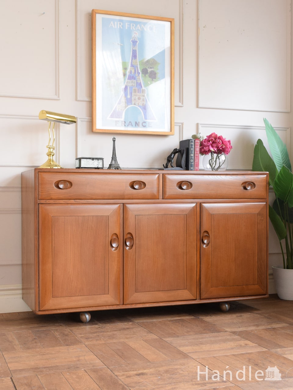 ERCOL社のヴィンテージ家具、北欧スタイルのおしゃれなサイドボード(x