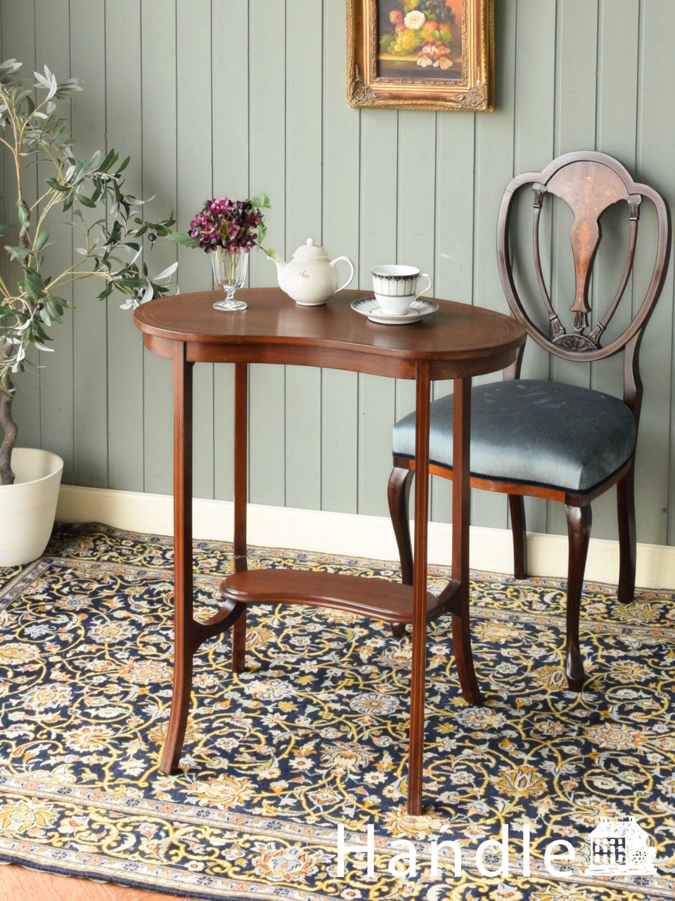 イギリスのアンティーク家具、バタフライテーブル(x-498-f