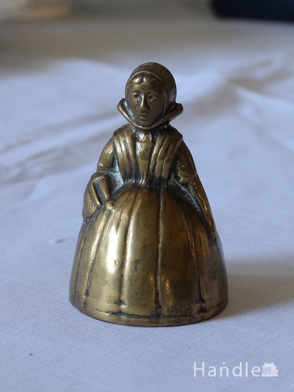 アンティークのおしゃれなフロントベル、真鍮で出来たおしゃれな卓上