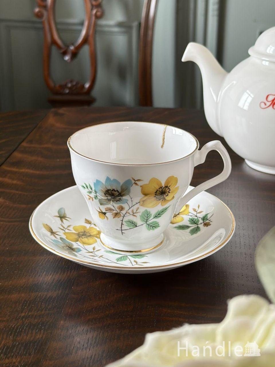 英国のアンティーク陶磁器、ウィンザー（WINDSOR）のカップ＆ソーサー