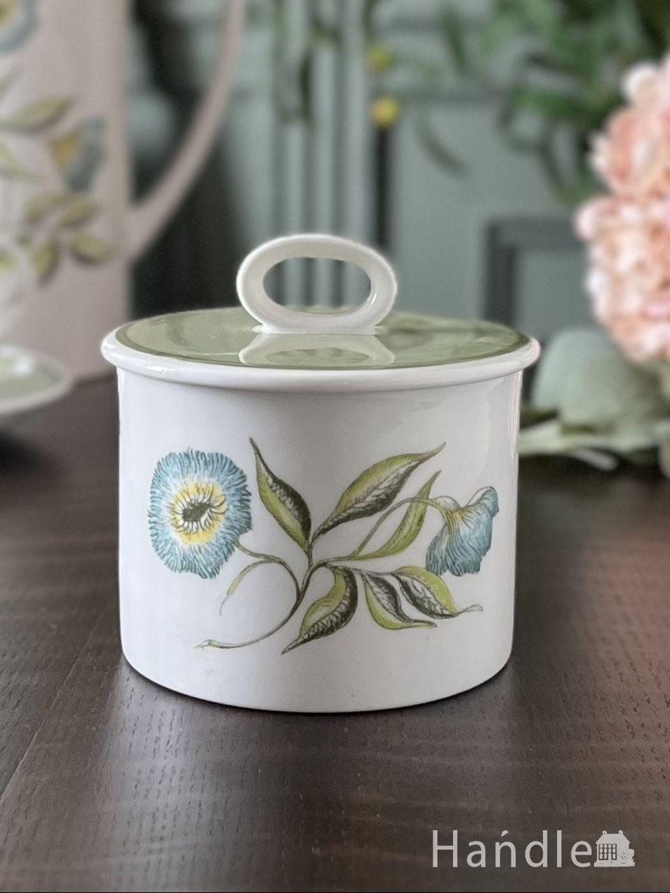 英国の銀食器、アンティークシルバーのシュガースカットル（シュガー