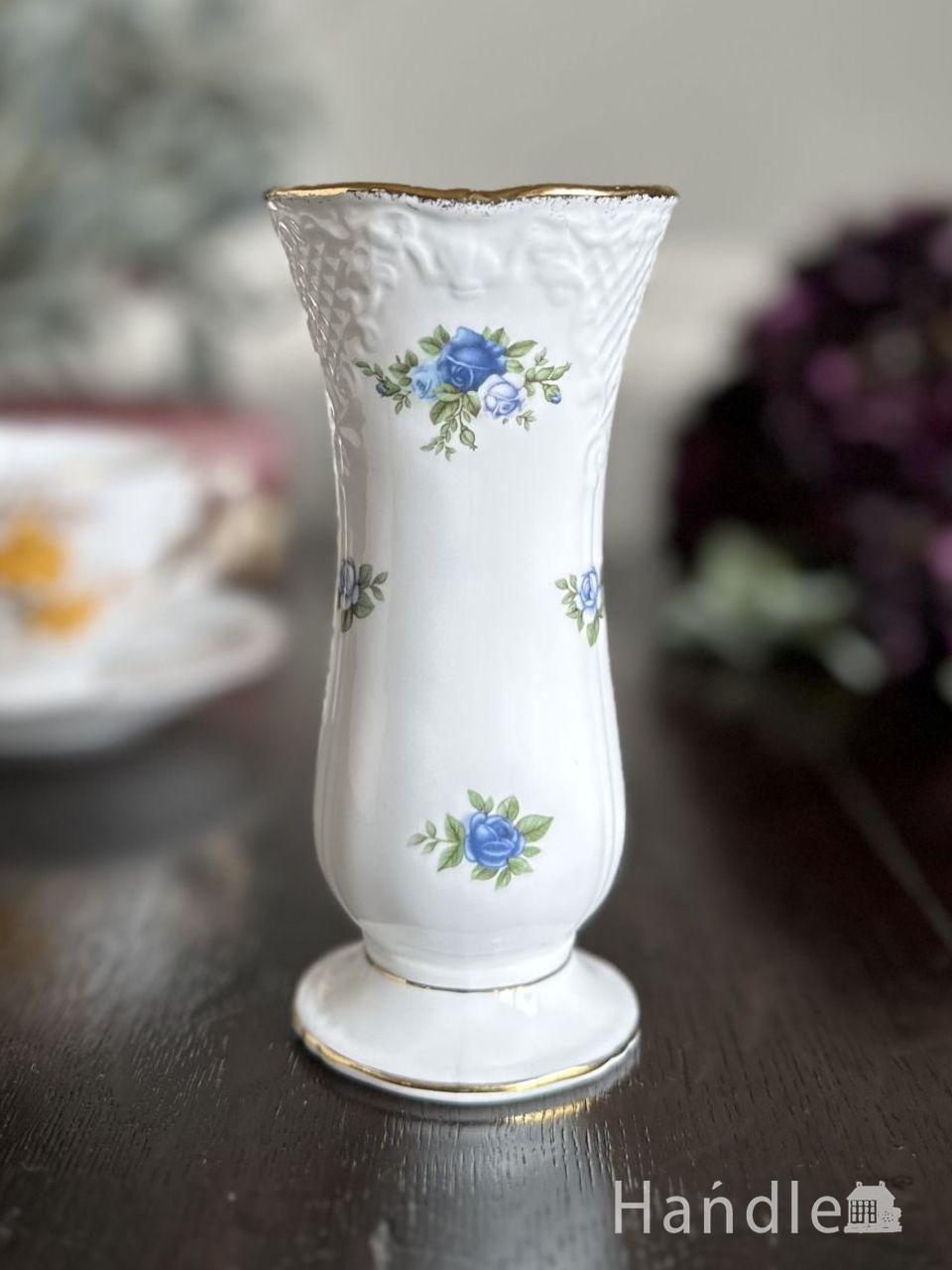 ロイヤルアルバート社のビンテージの花びん、ムーンライトーローズの