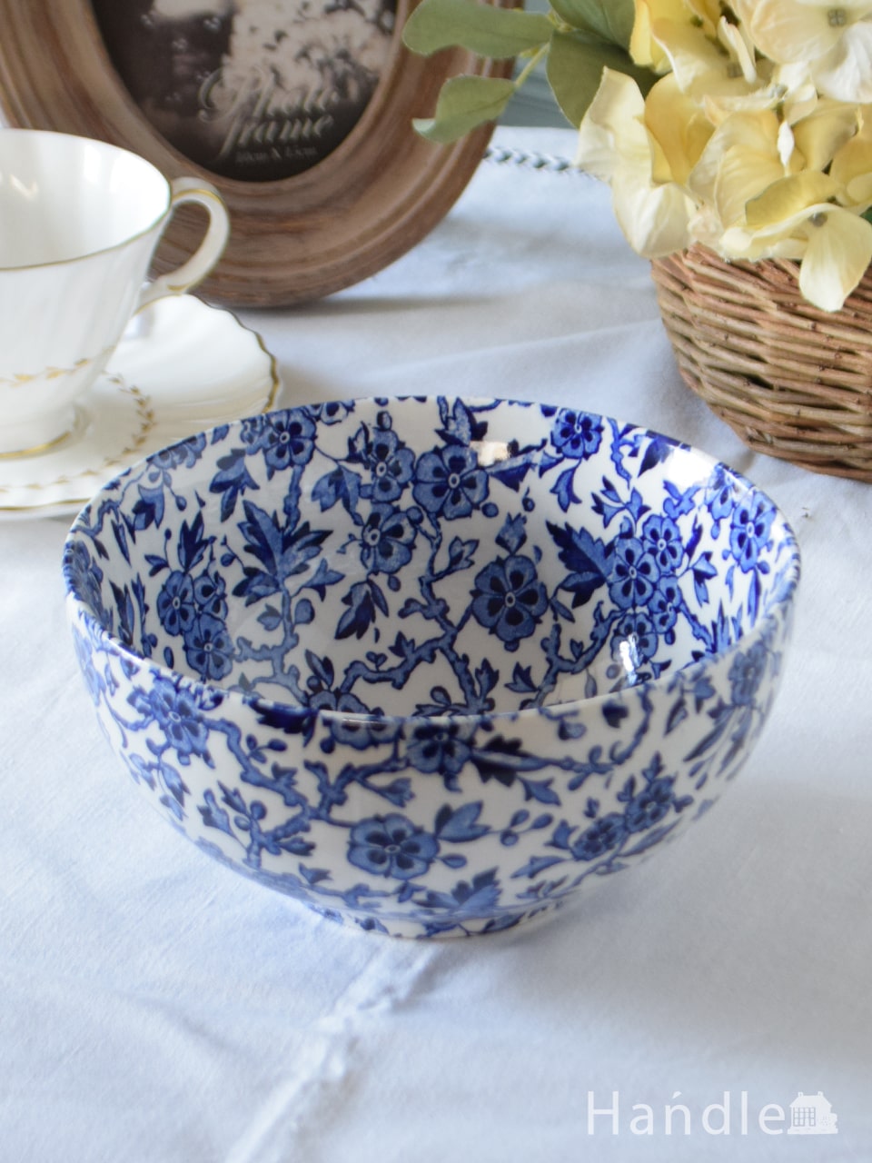 英国バーレイ社の食器、ブルーアーデンのサンドイッチトレイ(n1-204