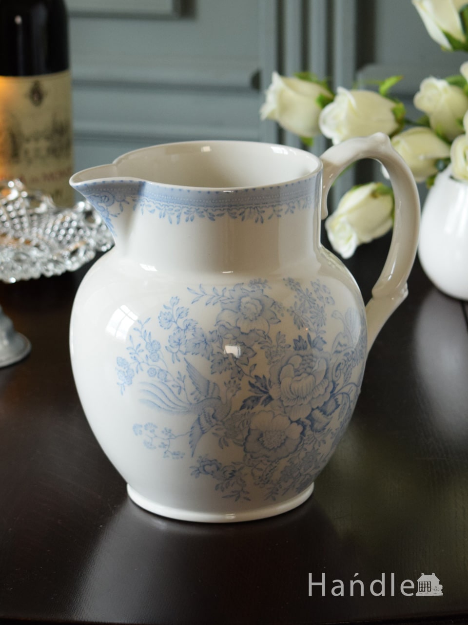 英国輸入雑貨 バーレイ社のエトラスカンジャグS 1.1L (ブルーアジア