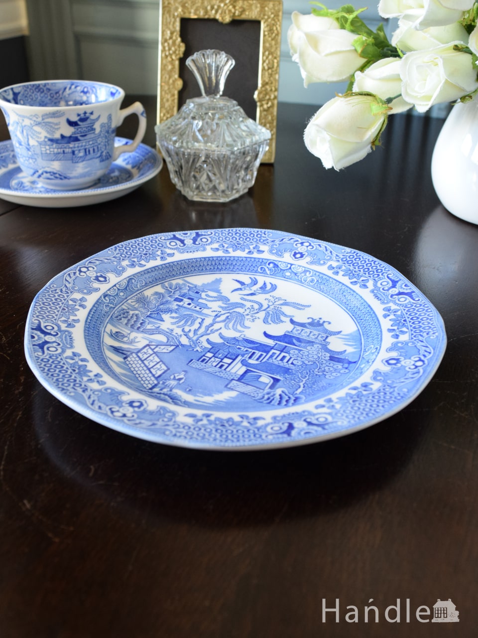 バーレイ社のおしゃれな食器、トーキーブルーウィローパターンの