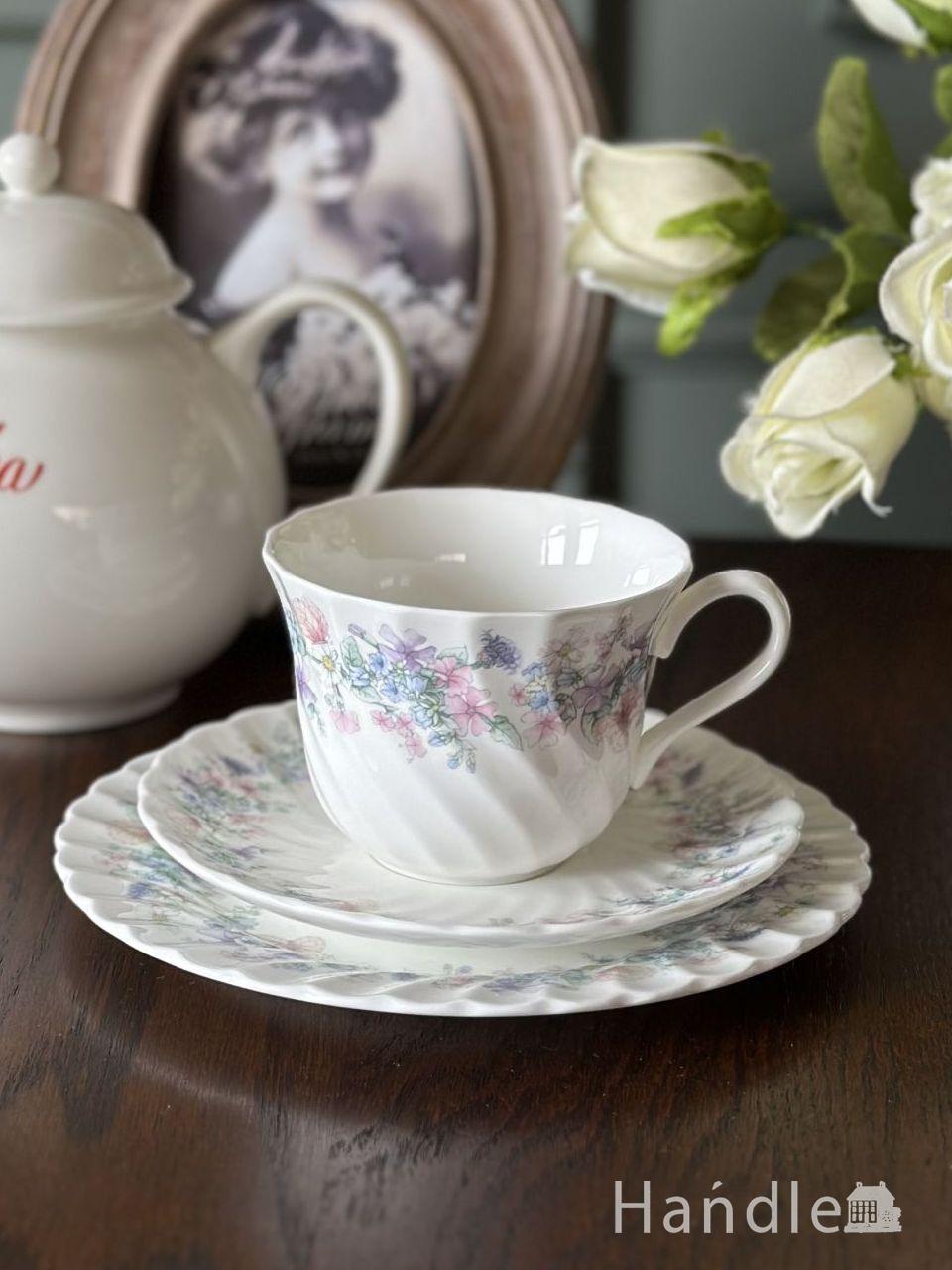 英国ウェッジウッドの美しいトリオ、アンジェラ（angela）アンティーク