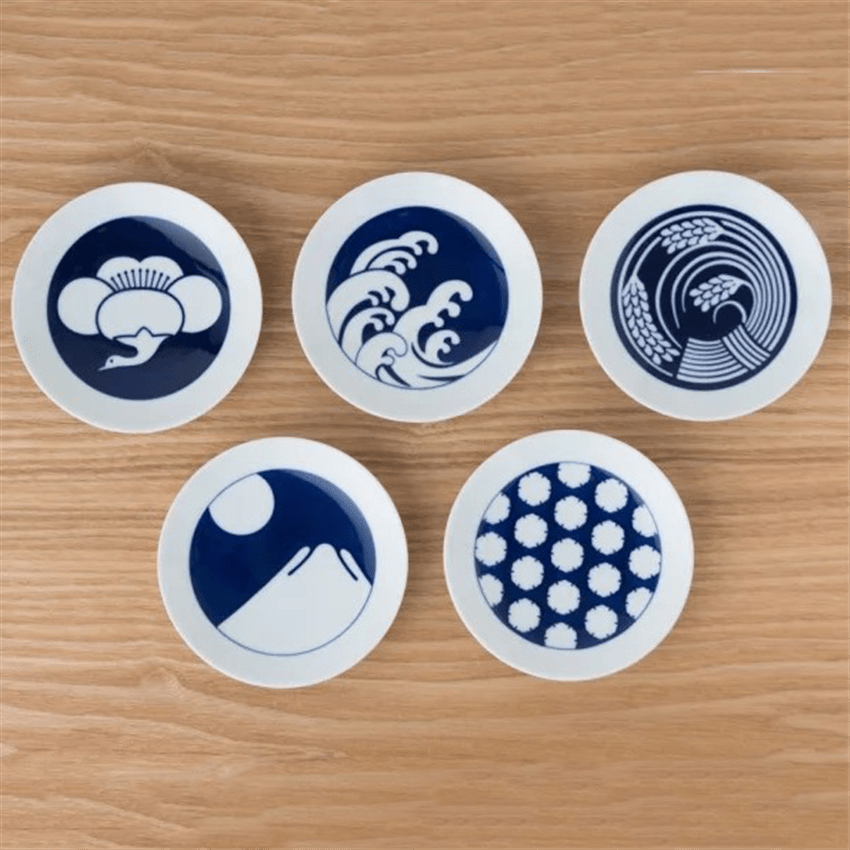 KOMON豆皿5枚ｾｯﾄ 季節紋: TORIYOSE | HANEDA Shopping 羽田空港公式