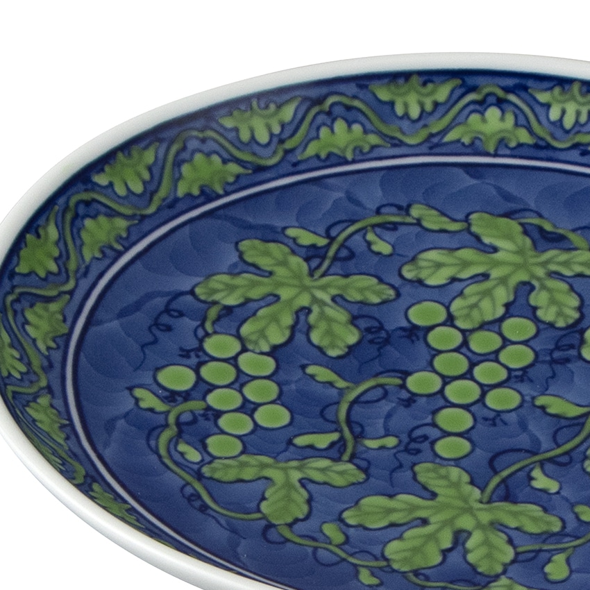 源右衛門窯 緑彩葡萄絵 皿: TORIYOSE | HANEDA Shopping 羽田空港公式