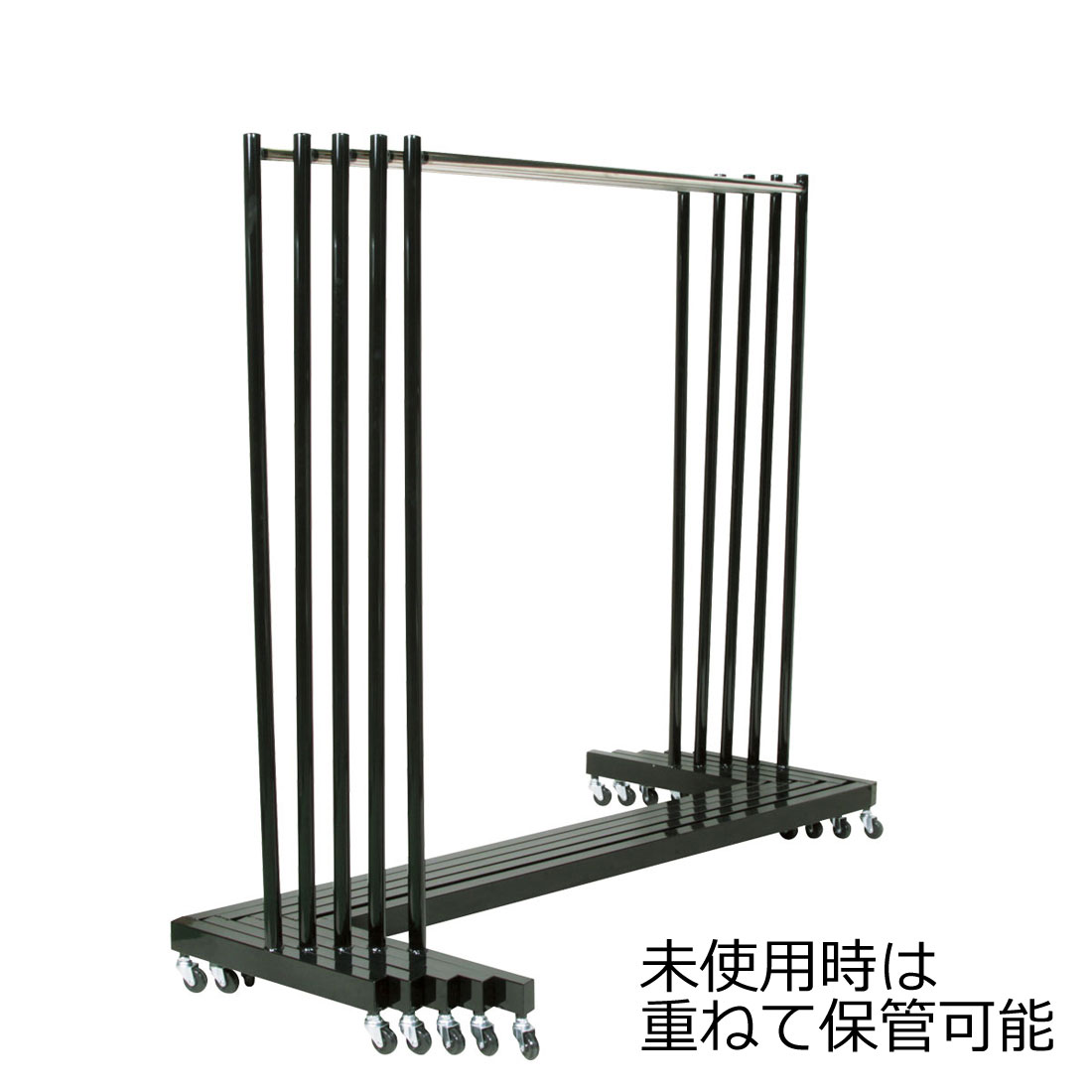 業務用 ハンガーラックZ型 150cm幅 全溶接固定式 組立式 頑丈 業務用