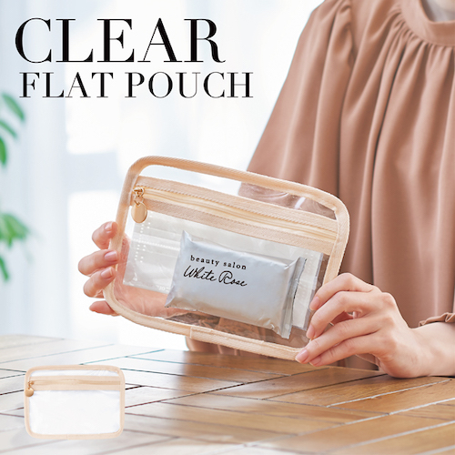 ピュアナ・クリアフラットポーチ | 【販促グッズドットコム】人気