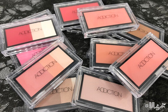 ザ ブラッシュ】アディクションチーク全30色スウォッチ ｜ 肌らぶ