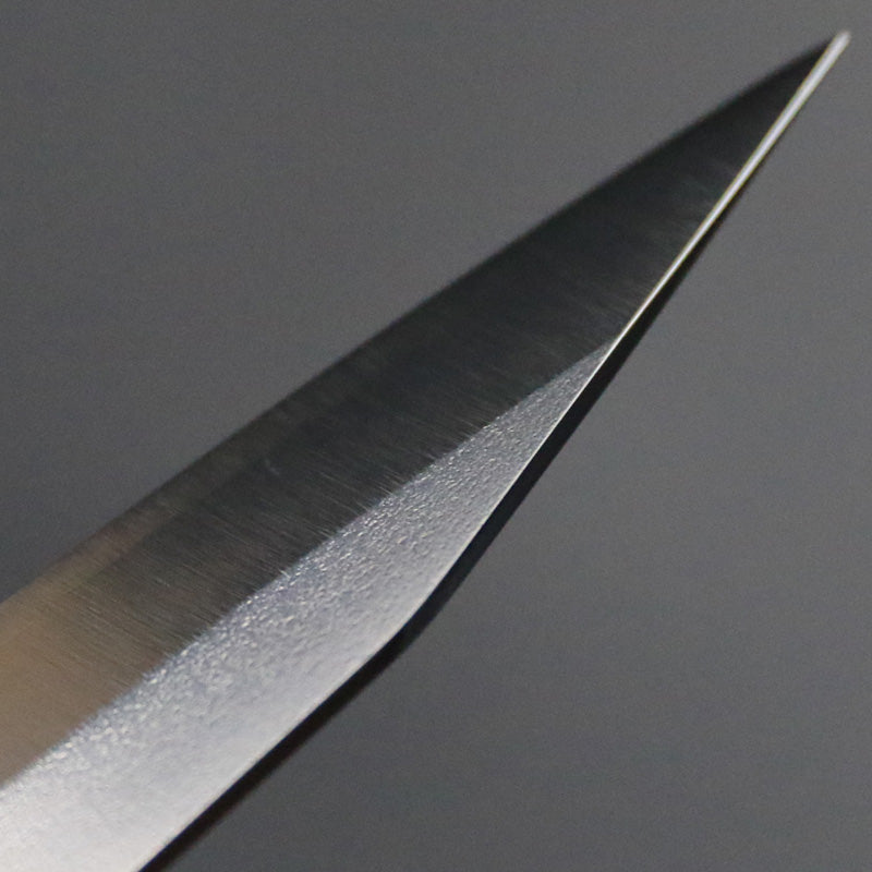 黒崎優 「新 月光」筋引き 包丁 240mm 拭き漆樫柄 – HAGAKURE